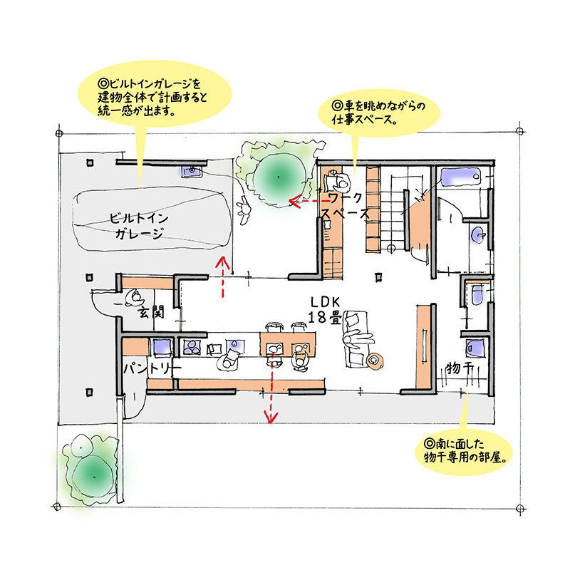 株式会社シンク  プラン1 平面1F