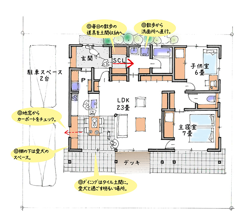 長瀞産業株式会社 プラン1 1F平面図