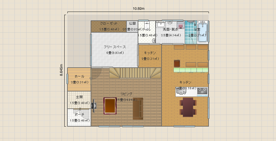 40坪の家