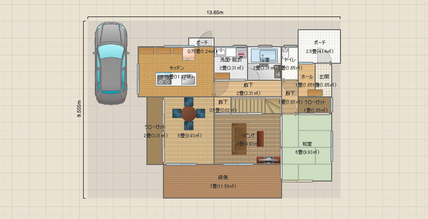 4間5.5間(MzNm)