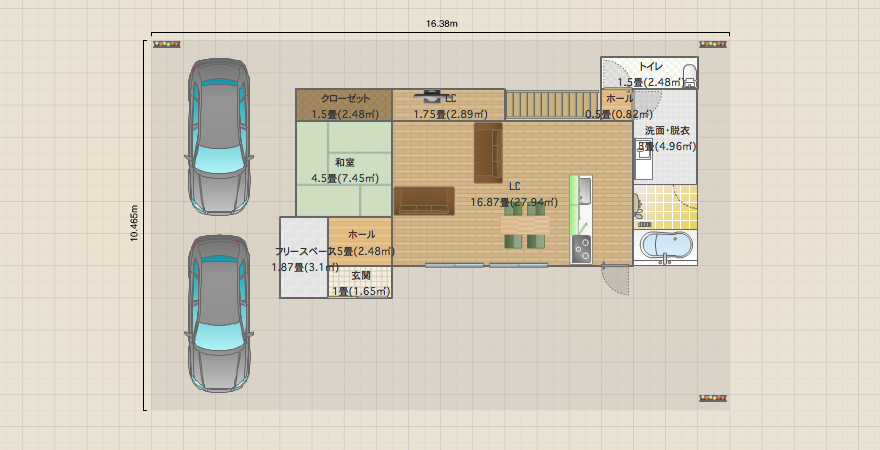 2階建てプラン
