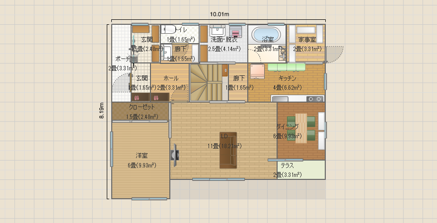 総二階 40坪 パパ 3_コピー
