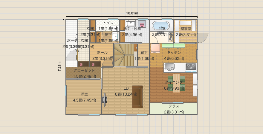 総二階 40坪 tom