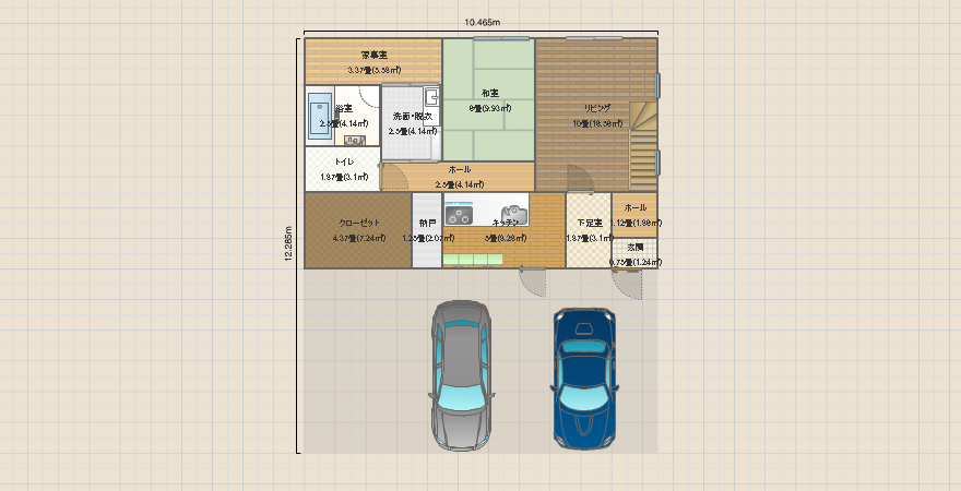新安く済んだ吹き抜け?