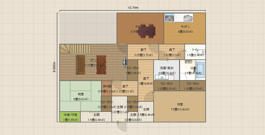 延床51坪