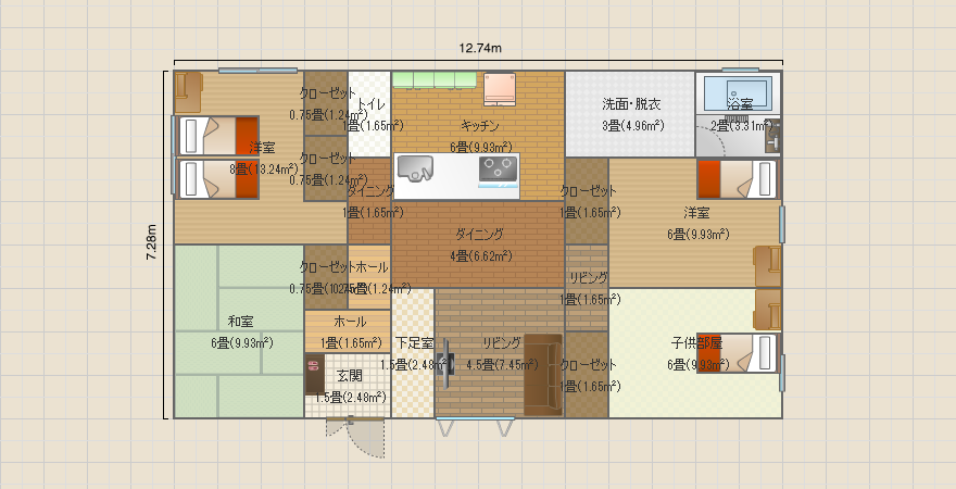 案11 平屋4LDK 28.8坪