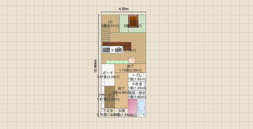 たてなが ちょい変更