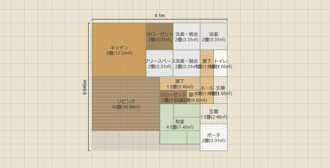 1階I字型LDK