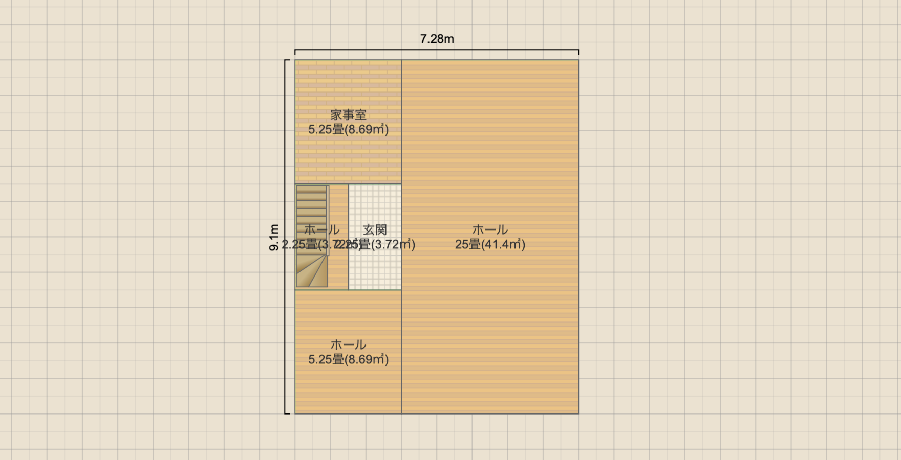 一階お店3階建て(仮)20坪
