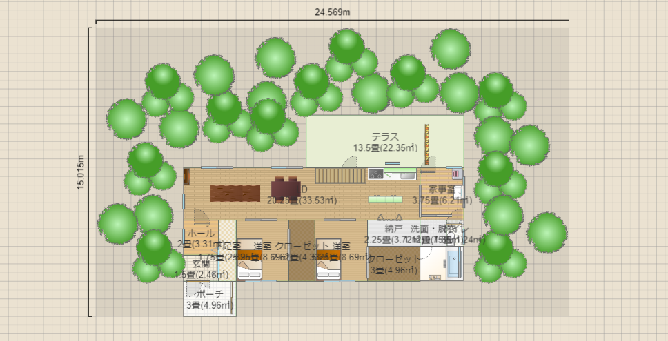 森の家4(夫婦+両親)