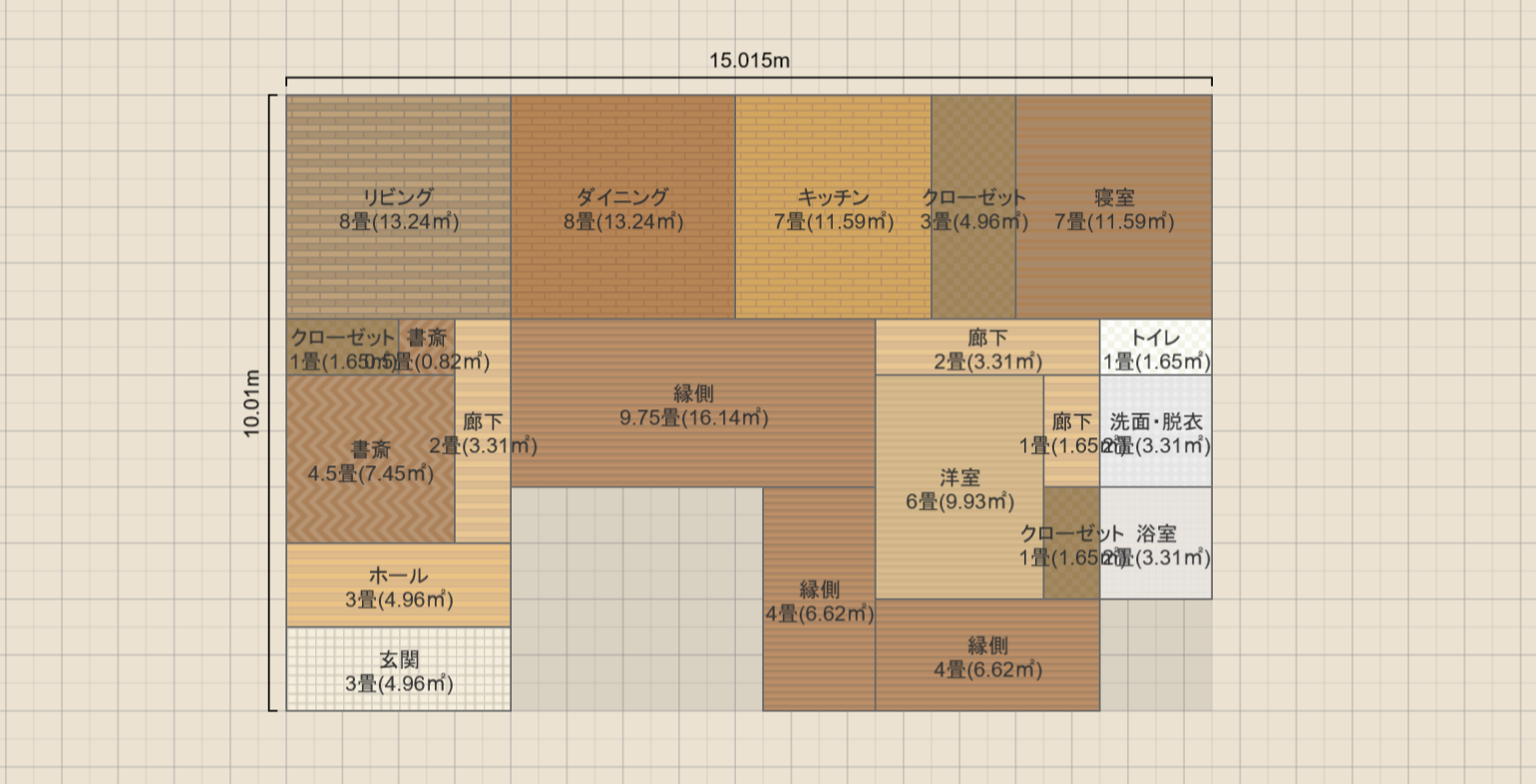 平屋10-107(19)南西i型ST変形△
