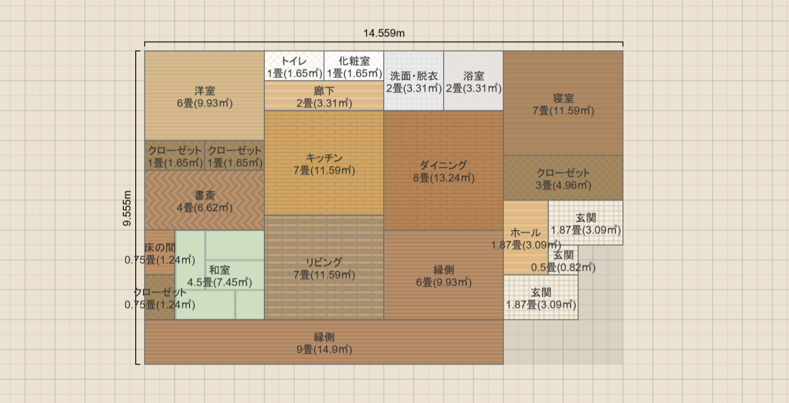 平屋11-107(27)南東Ⅼ型90兼用△×