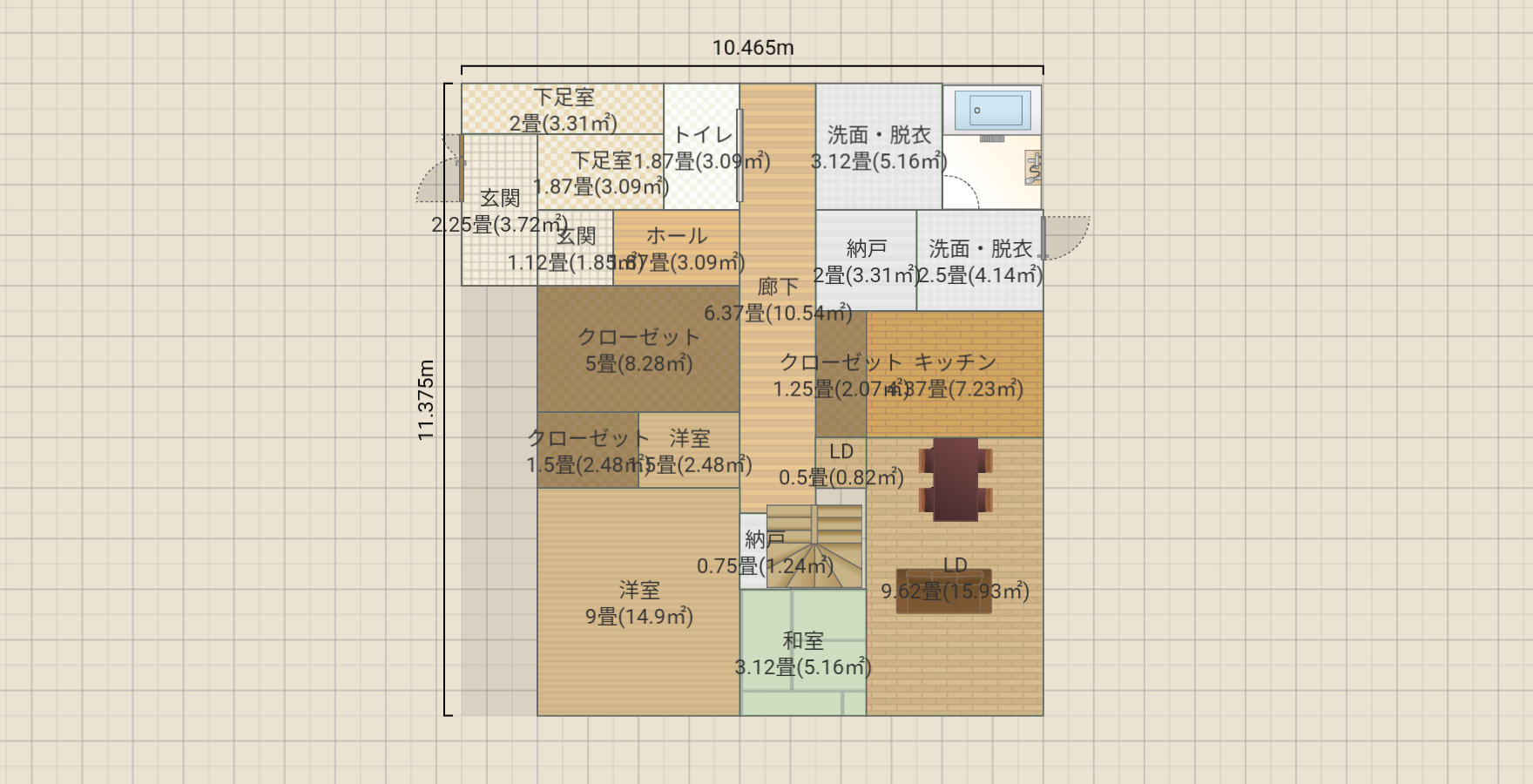 2階建/4LDK+フリースペース