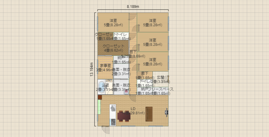 平屋4LDK2