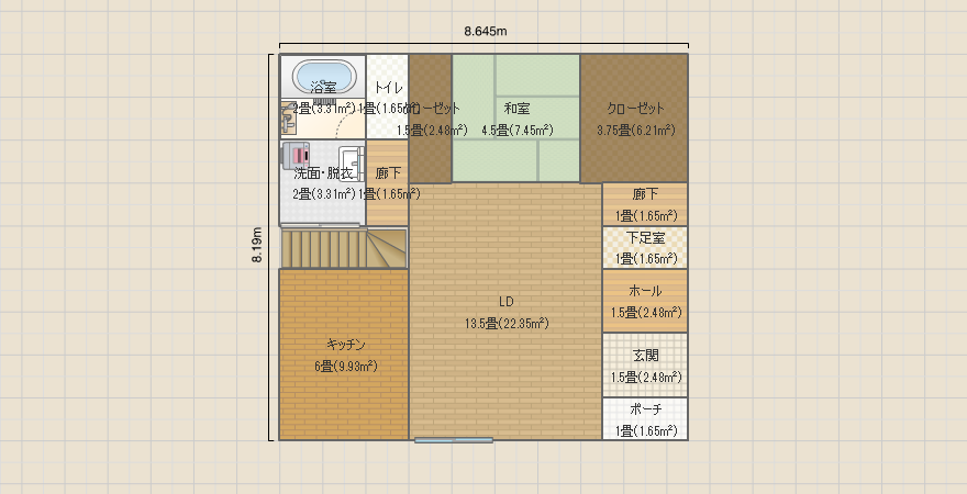 建築予定の家