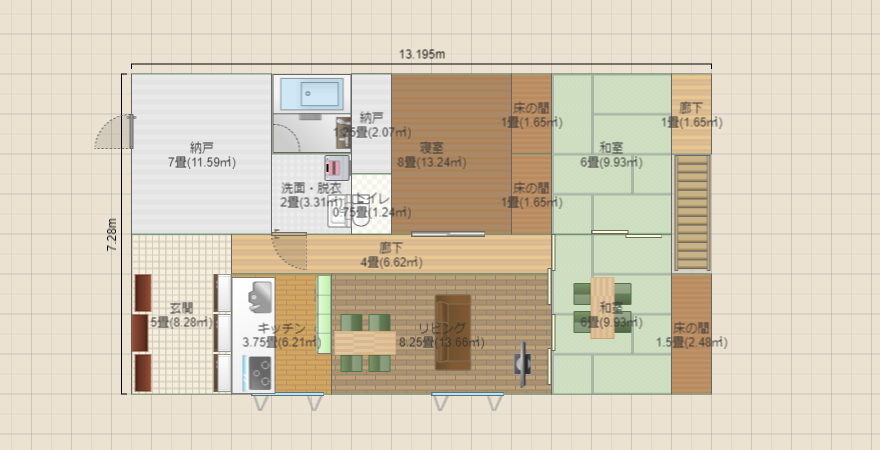 案12 平屋4LDK 28.8坪