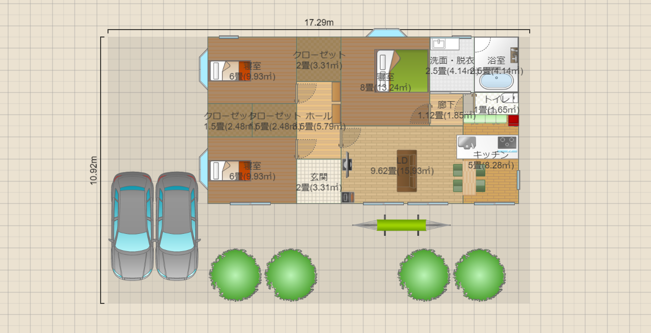 平屋 南玄関