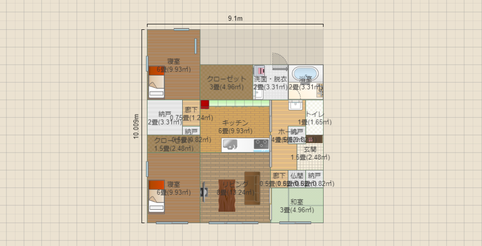 25坪 東