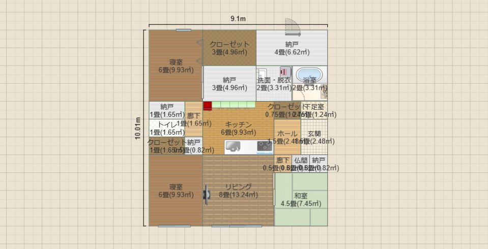 28坪 東 和4.5