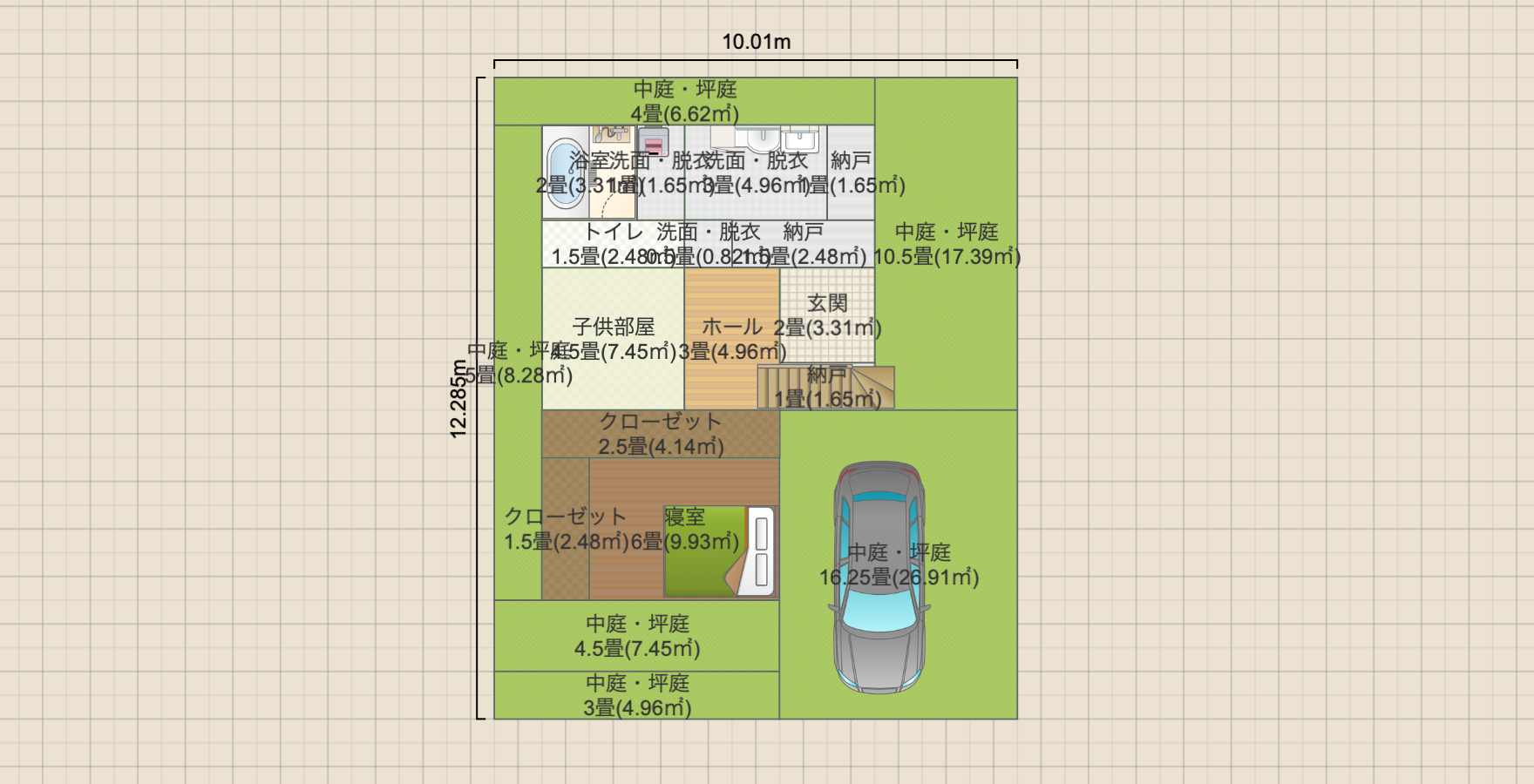 戸建ver2階リビング