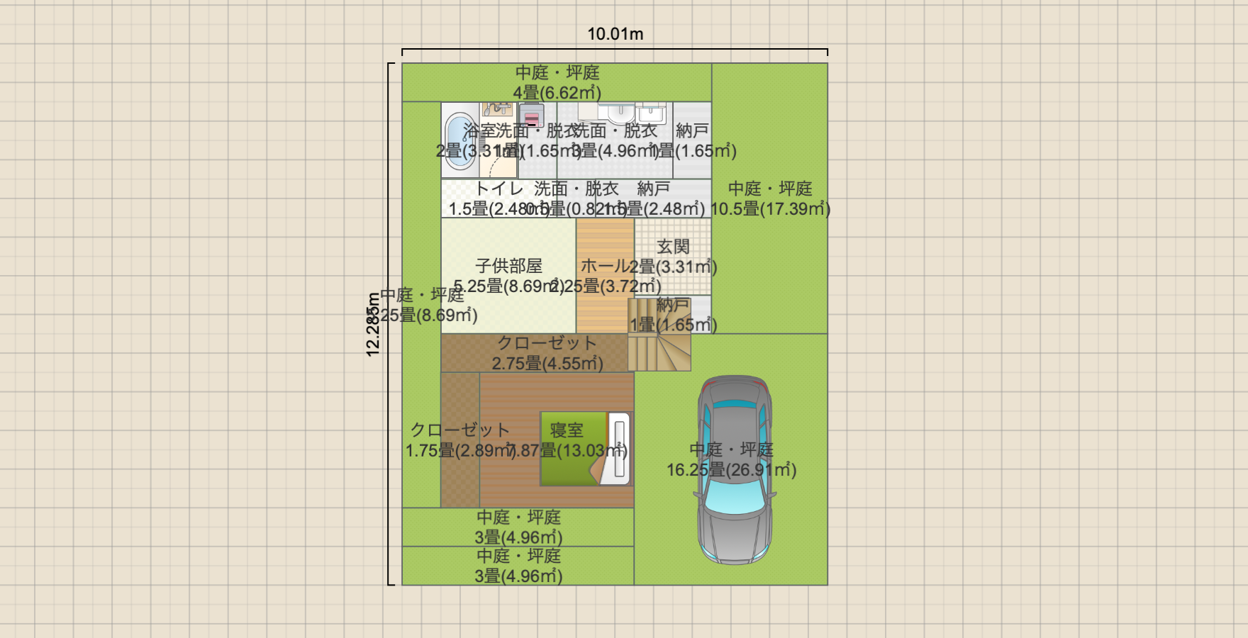 戸建ver2階リビング
