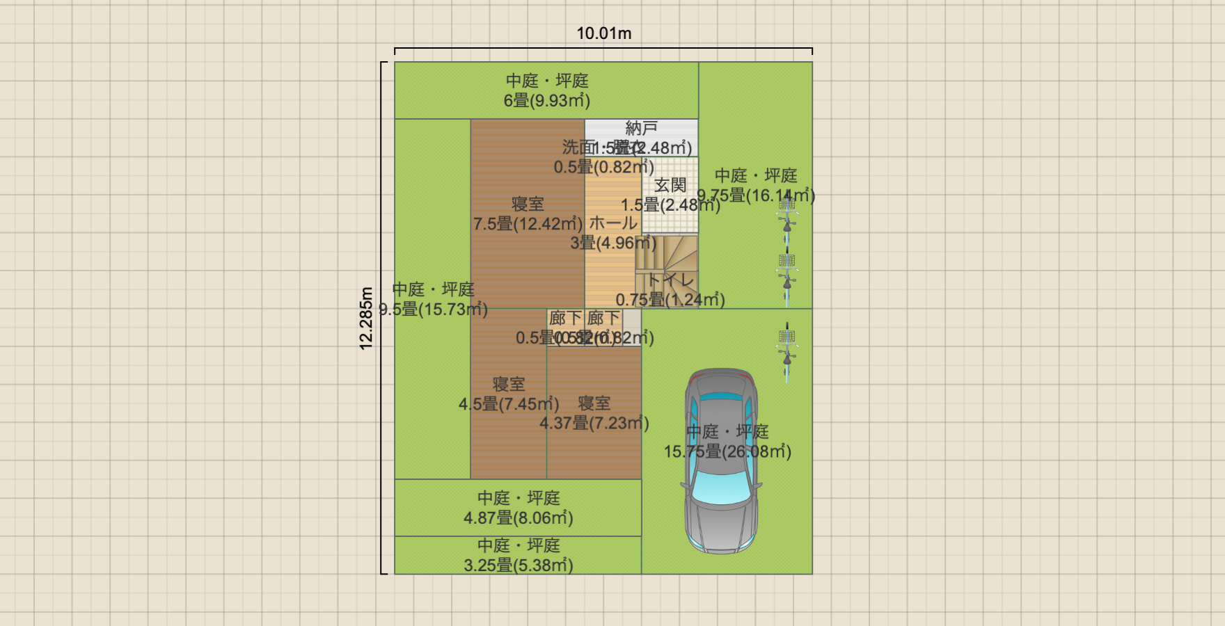 戸建ver2階リビングv2