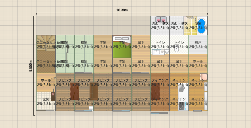 間取り1 和風モダン