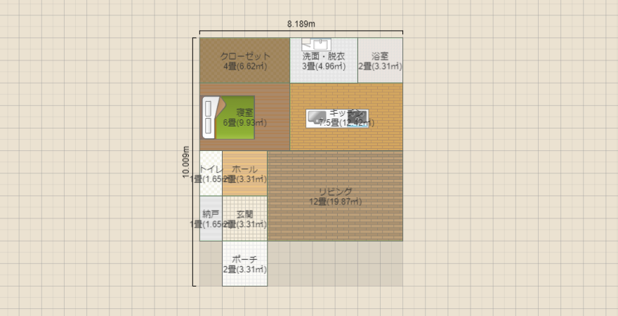 平屋 21坪