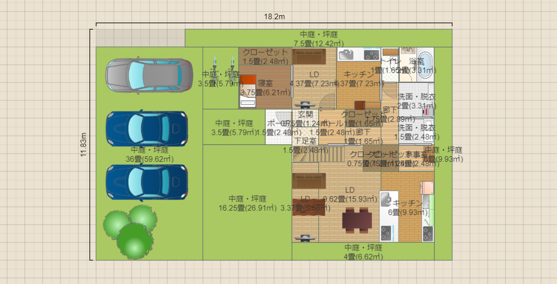 D案4コンパクト反転
