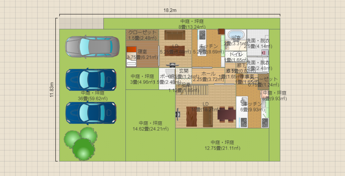 D案4コンパクト反転改