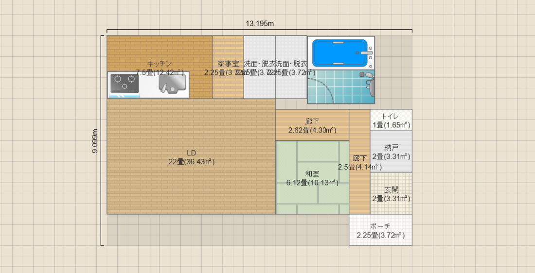 C区画 2階建て