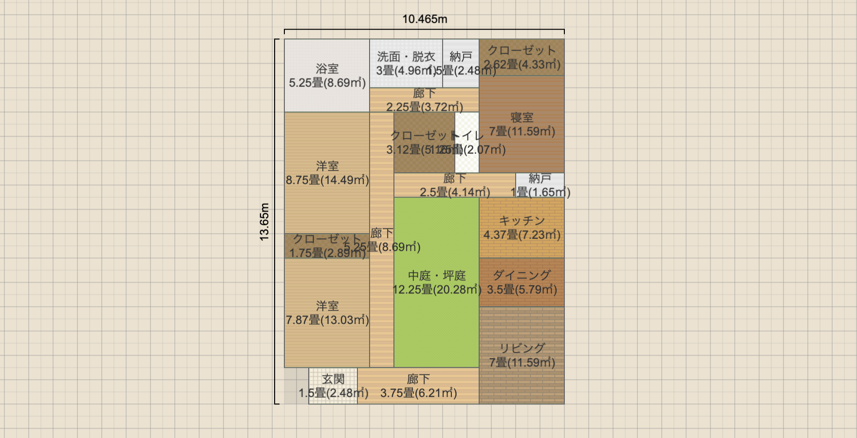 平屋 D案
