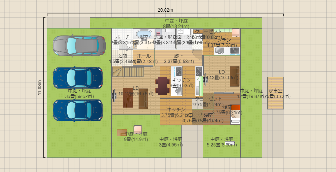 D案4西玄関2