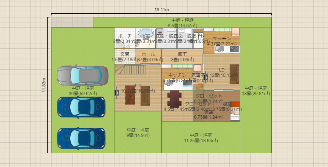 D案4西玄関2