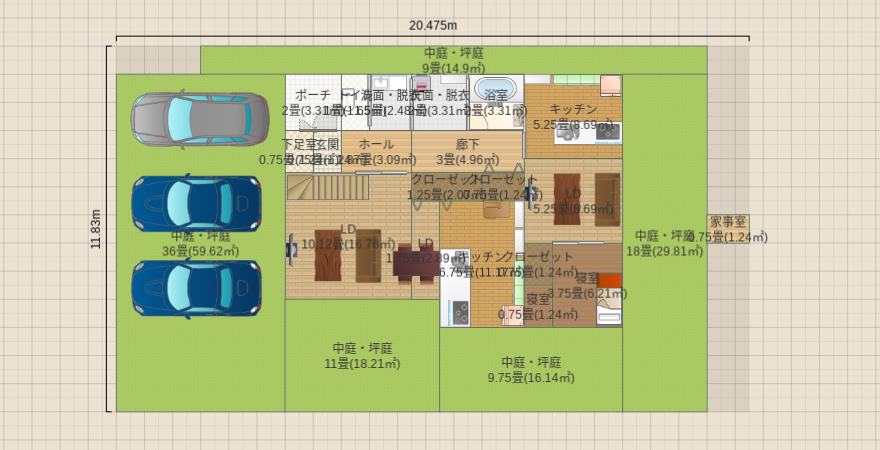 D案4西玄関2