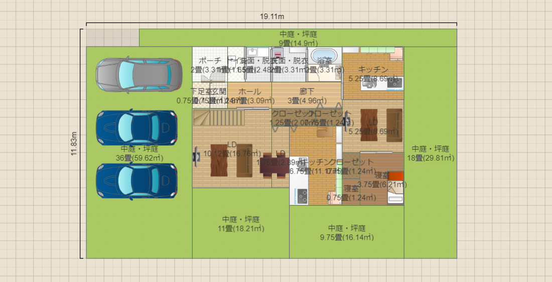 D案4西玄関2