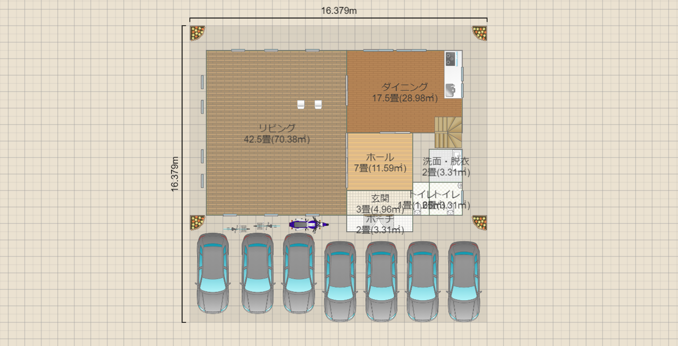 教会案1(54名、7台)
