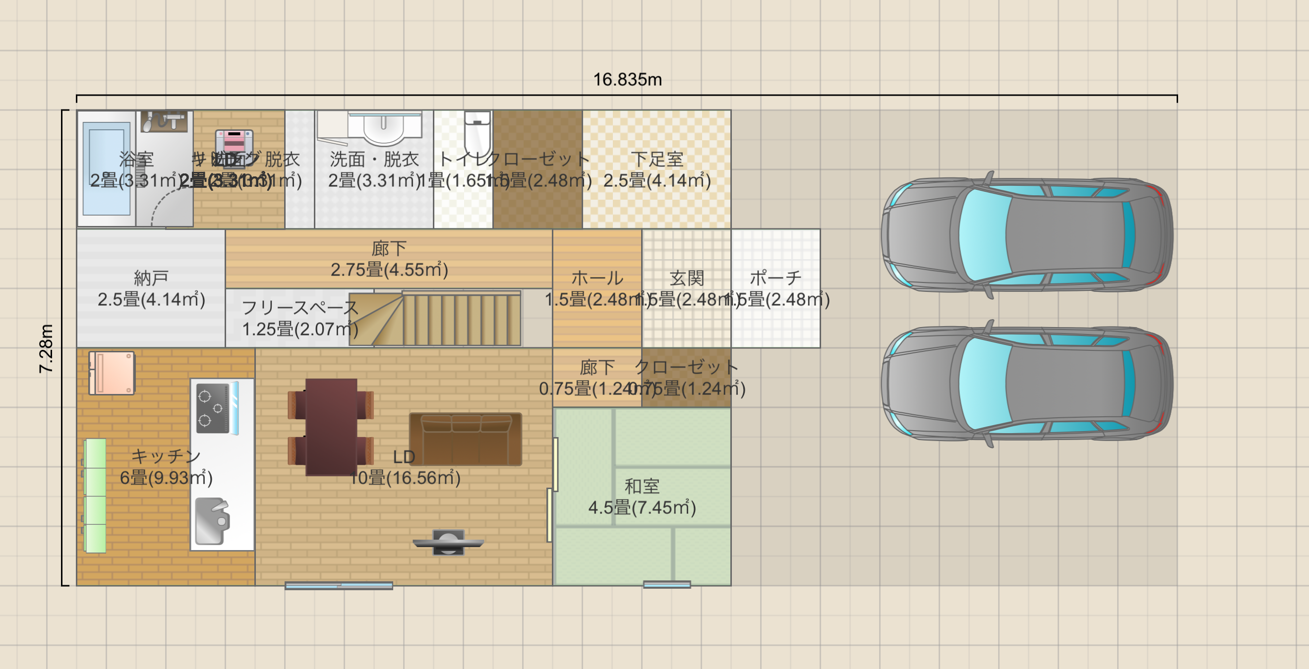 東玄関1