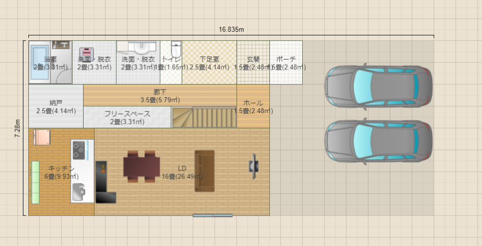 東玄関1