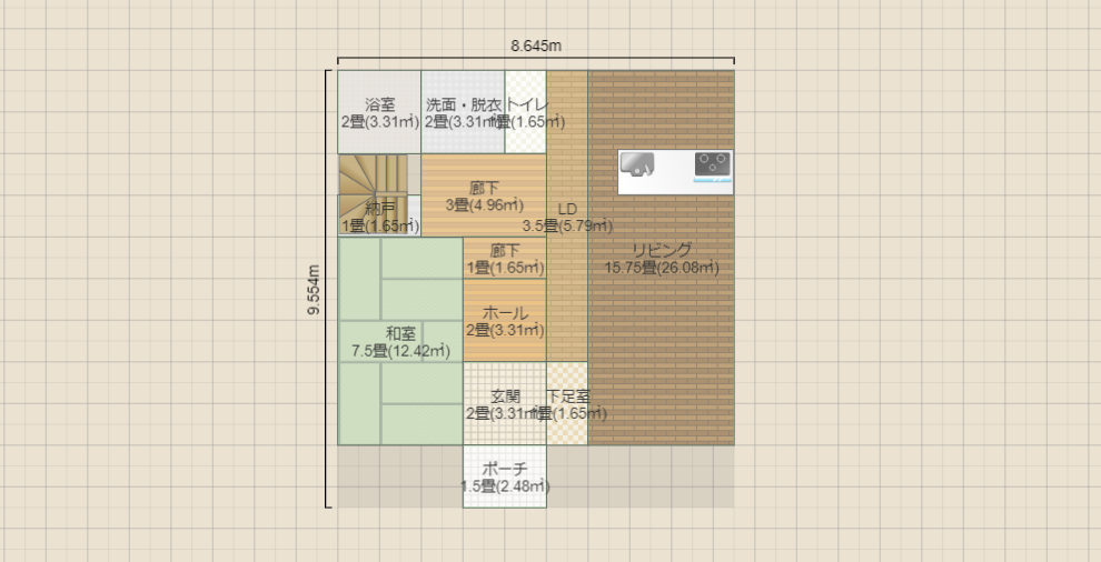 南玄関2