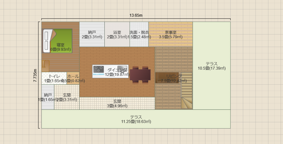 大きな吹き抜け1