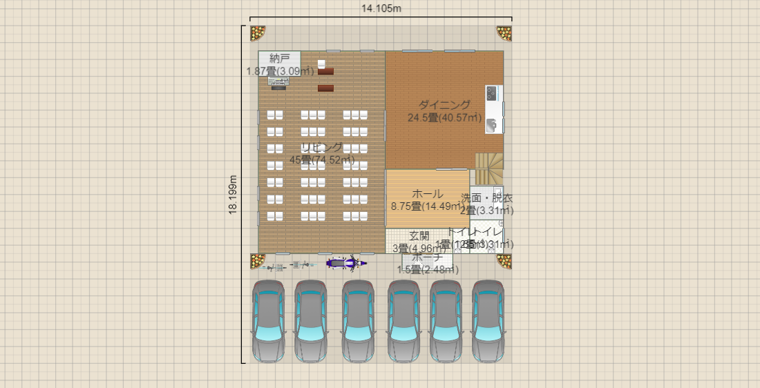 現在地案(56名、8台)