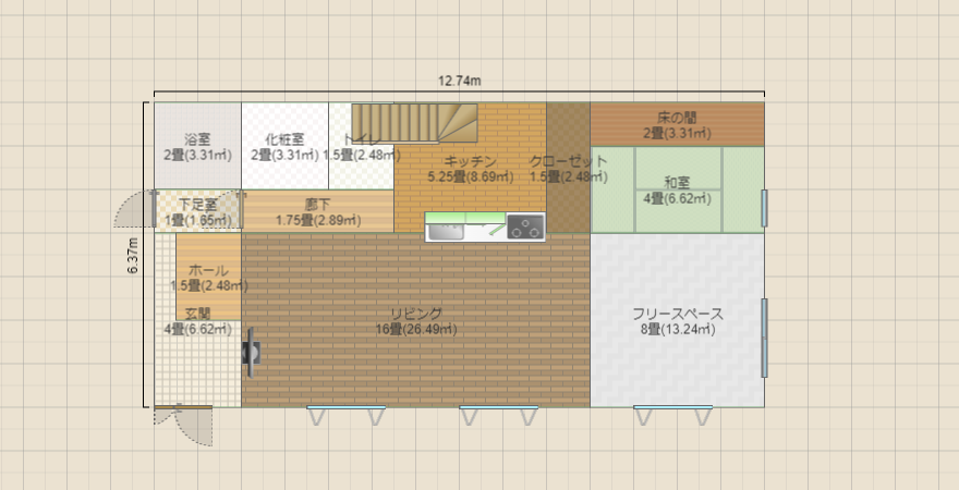 山口邸離れ:案1