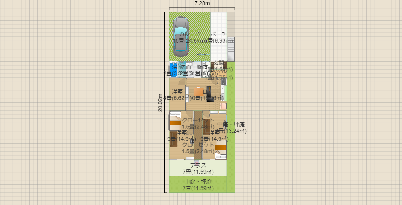 平屋 3LDK