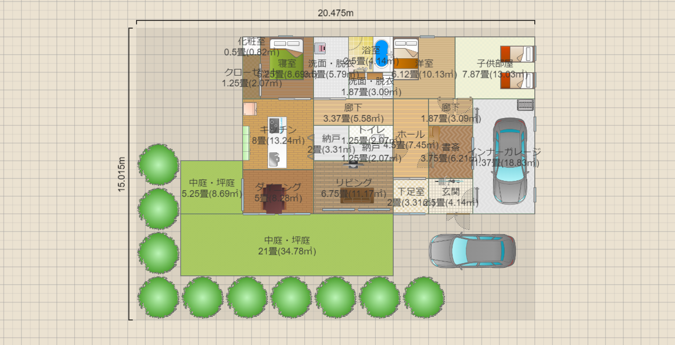 41坪平屋