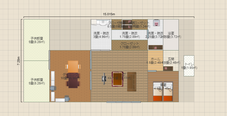 平屋(2世帯)