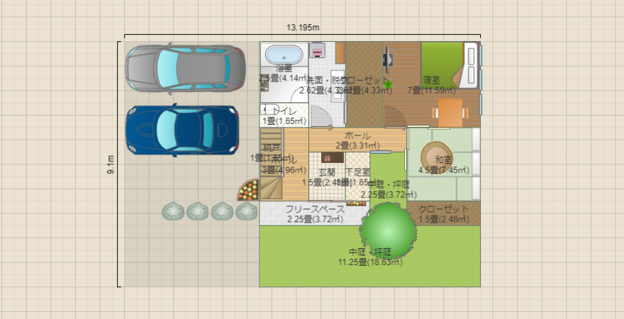 2階リビング