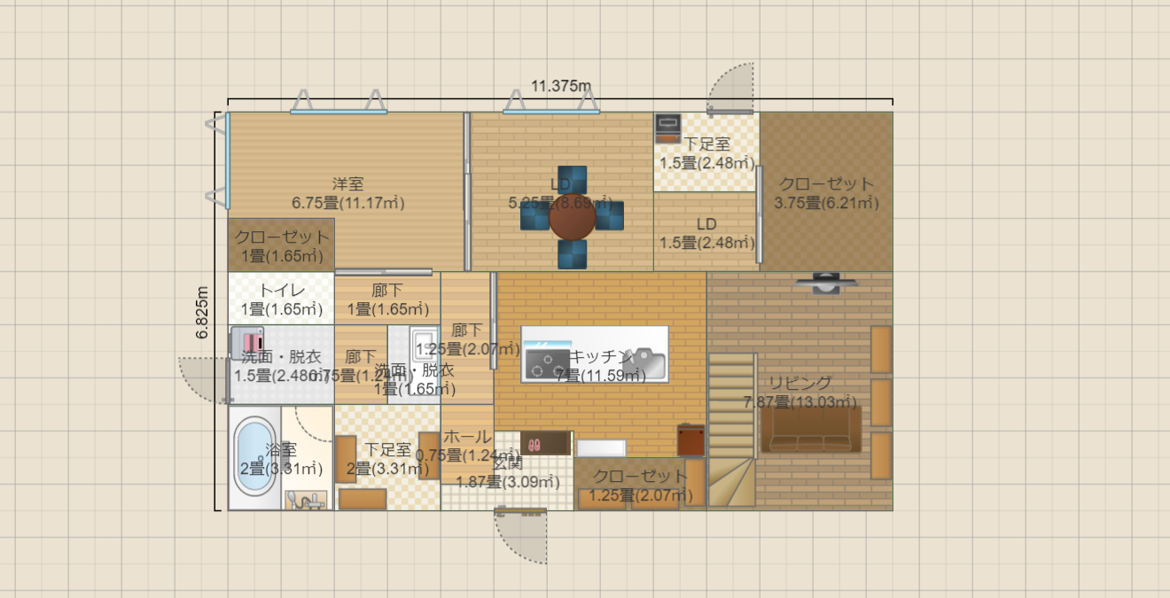 西側も部屋5