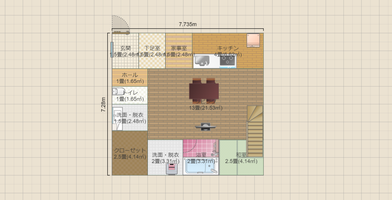 7.735×7.28