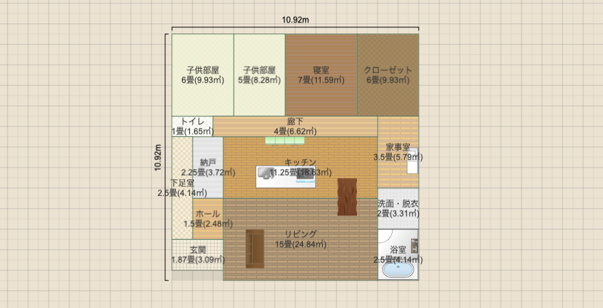 平屋(浴室南東)